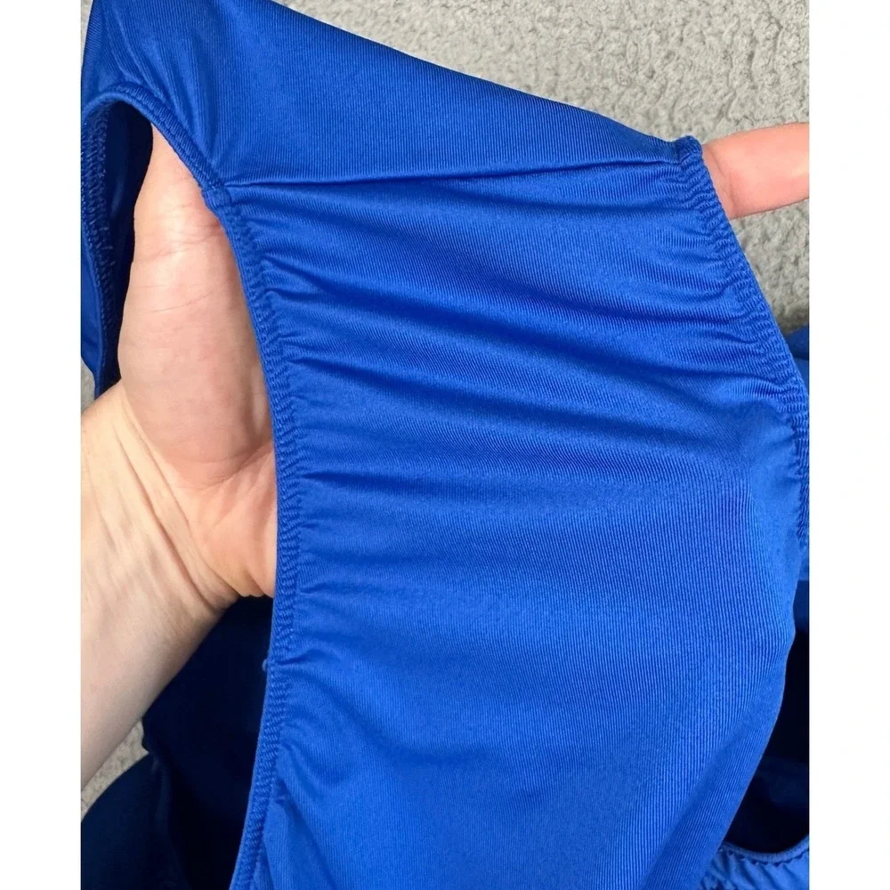 Nike Shorts Mens 2XL Blue Dri-Fit Running Lined Athletic Stretch Waist Swoosh